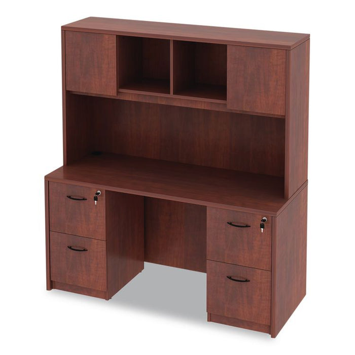 Alera Valencia Series Credenza Shell, 59.13w x 23.63d x 29.5h, Medium Cherry