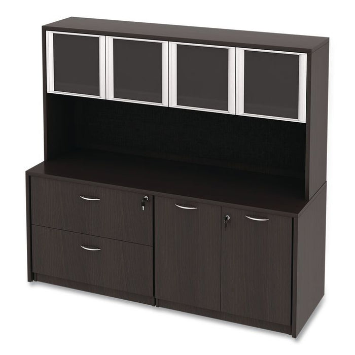Alera Valencia Series Credenza Shell, 70.88w x 23.63d x 29.5h, Espresso