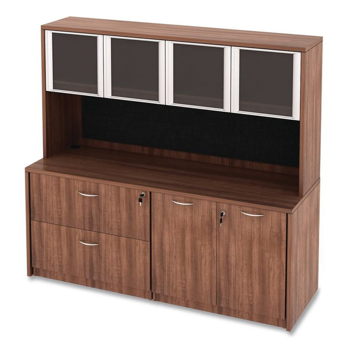 Alera Valencia Series Credenza Shell, 70.88w x 23.63d x 29.5h, Modern Walnut