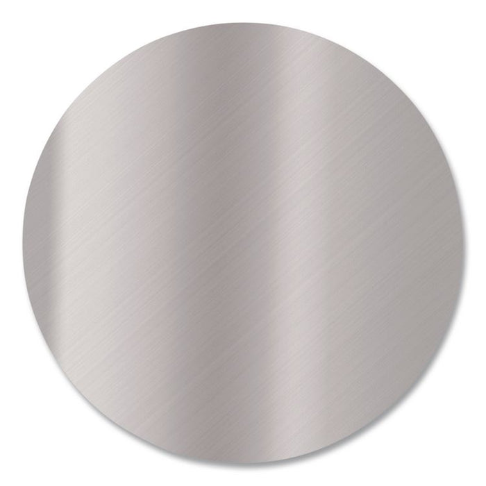Foil Laminated Board Lids, 8.25" Diameter, Silver, Aluminum, 500/Carton