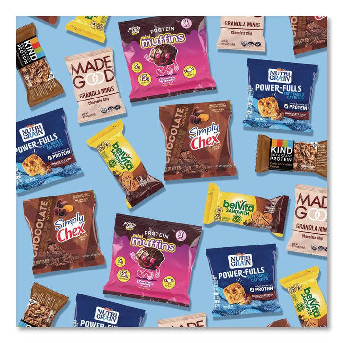 Chocolate for Breakfast Snack Box, Chocolate, 23 Assorted Snacks/Box