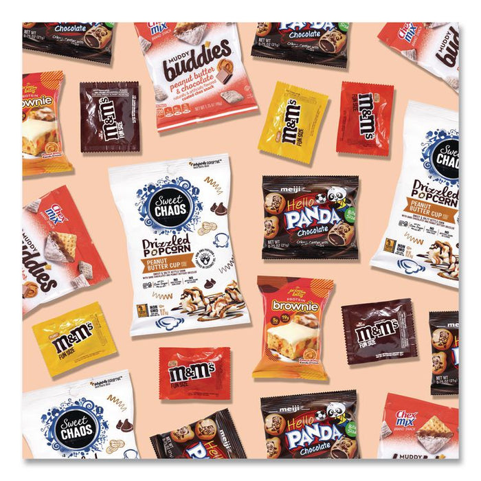 Peanut Butter and Chocolate Dessert Box, Peanut Butter Chocolate, 24 Assorted Snacks/Box