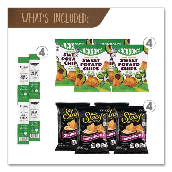 Sweet and Spicy Snack Box, 22 Assorted Snacks/Box