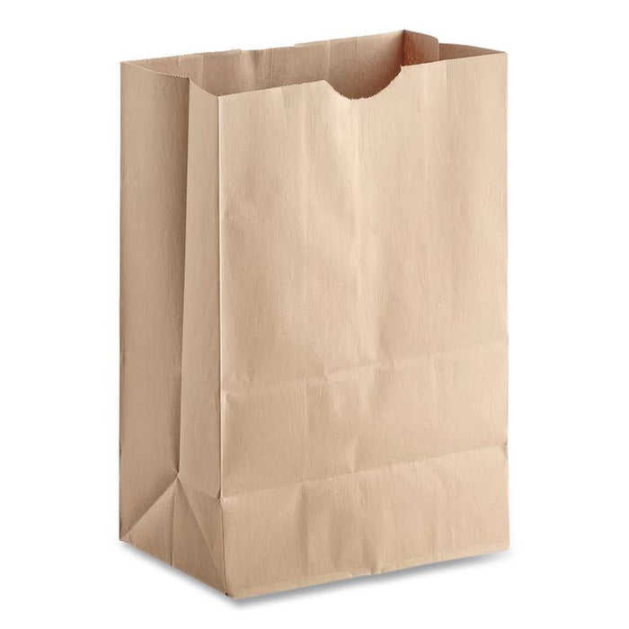 Grocery Paper Bags, 1/6 BBL Size, 57# Basis Weight, 12" x 7" x 17", Kraft, 500/Bundle