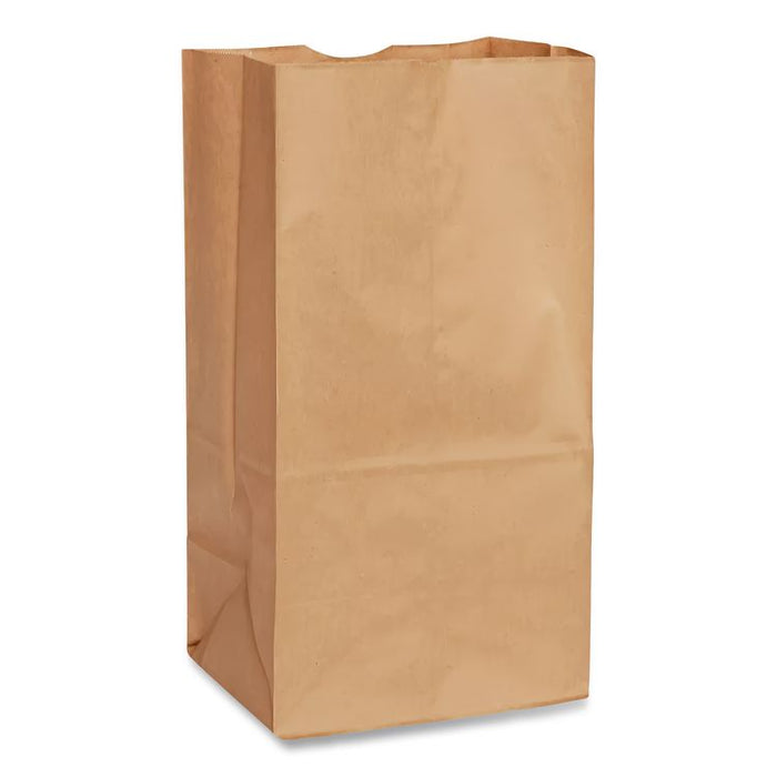 Grocery Paper Bags, 3# Size, 30# Basis Weight, 4.74" x 2.91" x 8.66", Kraft, 500/Bundle