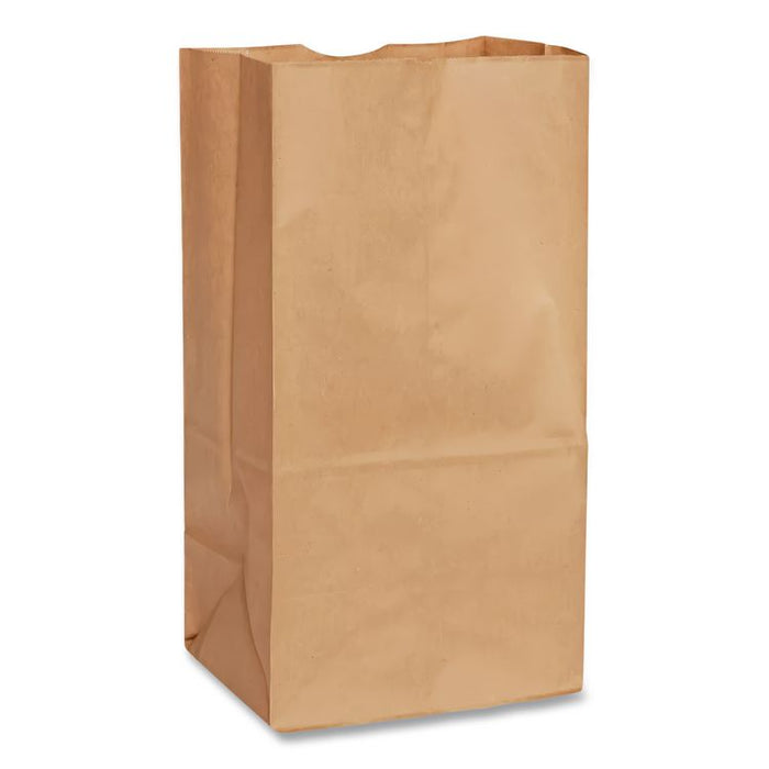 Grocery Paper Bags, 10# Size, 35# Basis Weight, 7" x 4.38" x 13.75", Kraft, 500/Bundle