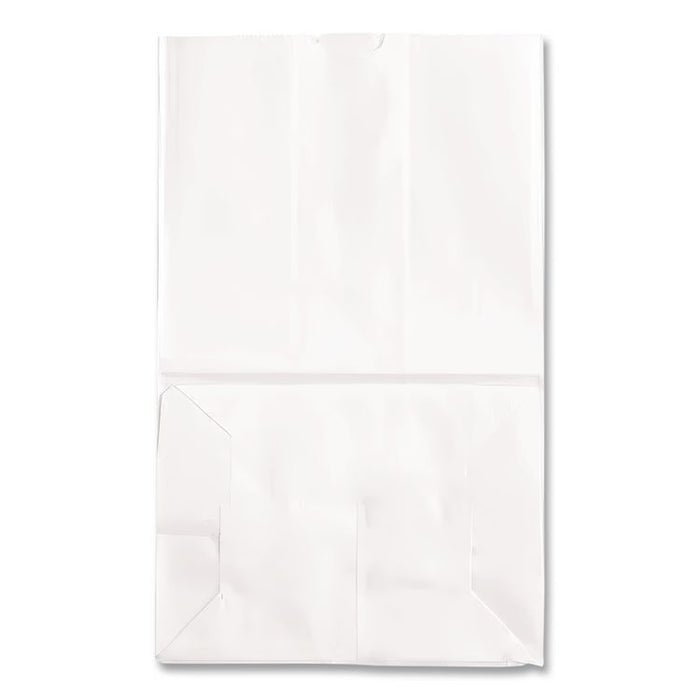 Grocery Paper Bags, 20# Squat Size, 40# Basis Weight, 8.13" x 5.88" x 12.5", White, 500/Bundle
