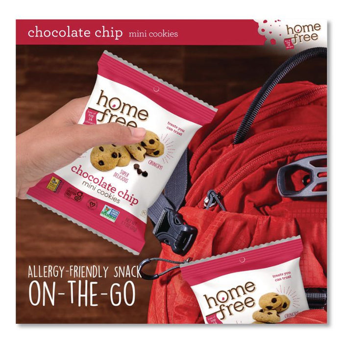 Gluten Free Chocolate Chip Mini Cookies, 1.1 oz Pack, 30/Carton