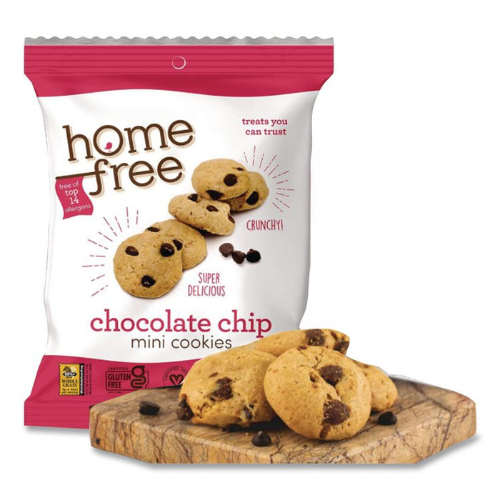 Gluten Free Chocolate Chip Mini Cookies, 1.1 oz Pack, 30/Carton