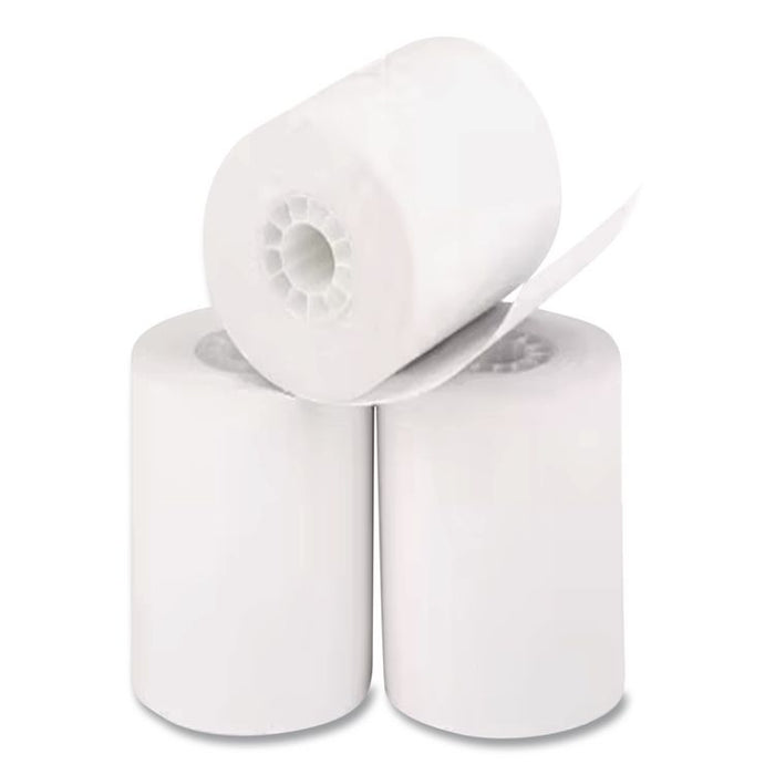 Impact Bond Paper Rolls, 1-Ply, 3.25" x 243 ft, White, 4/Pack