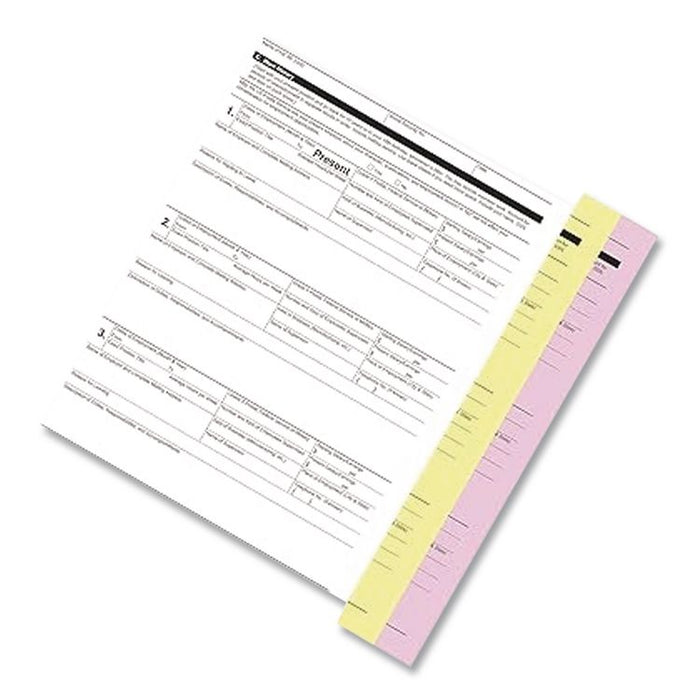 Digital Carbonless Paper, 3-Part, 8.5 x 11, White/Canary/Pink, 835/Carton