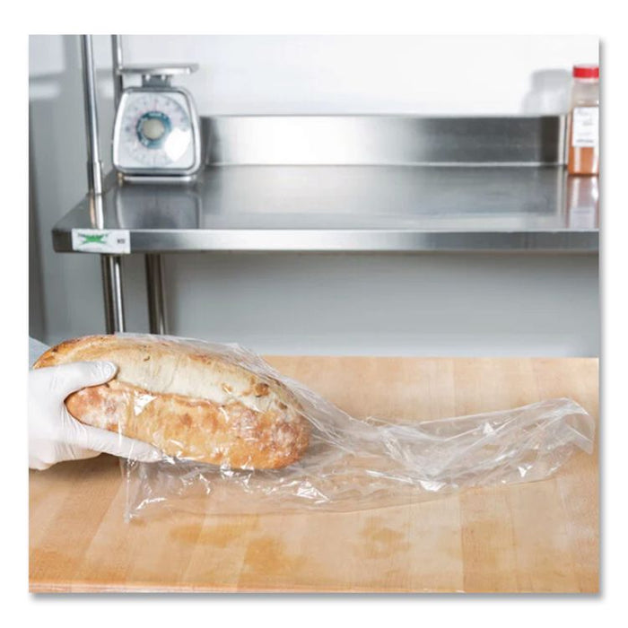 Food Bags for X-Large Bread Loaves, 8" x 3" x 20", Clear, 1,000/Carton