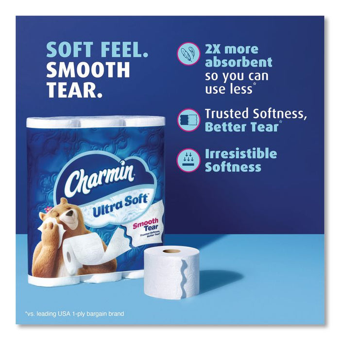 Ultra Soft Bathroom Tissue, Septic Safe, 2-Ply, White, 312 Sheets/Roll, 18 Rolls/Carton