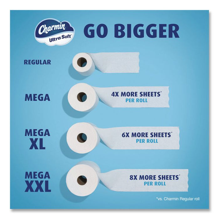 Ultra Soft Bathroom Tissue, Septic Safe, 2-Ply, White, 312 Sheets/Roll, 18 Rolls/Carton