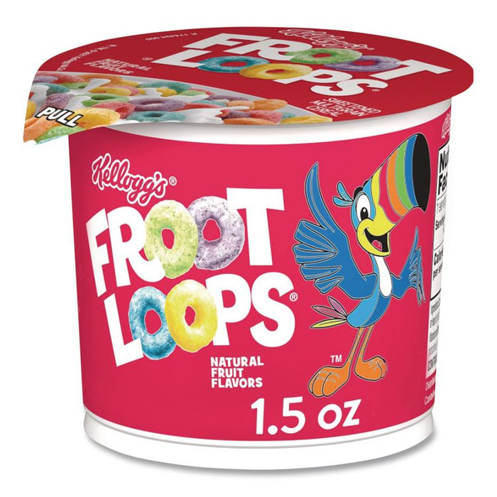 Froot Loops Breakfast Cereal, Single-Serve 1.5 oz Cup, 6/Box