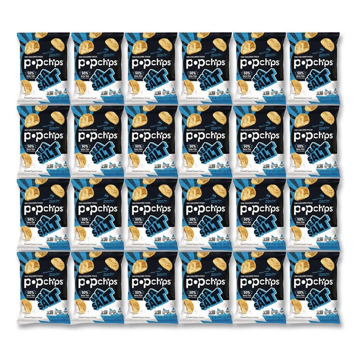 Potato Chips, Sea Salt Flavor, 0.8 oz Bag, 24/Carton