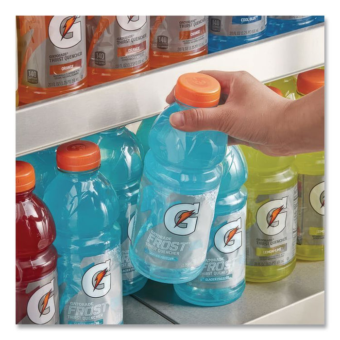 G-Series Perform 02 Thirst Quencher, Glacier Freeze, 20 oz Bottle, 24/Carton