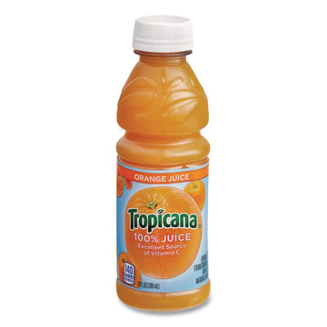 100% Juice, Orange, 10oz Bottle, 24/Carton