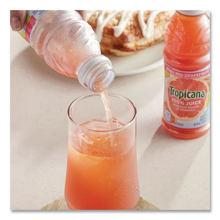 100% Juice, Ruby Red Grapefruit, 10 oz Bottle, 24/Carton