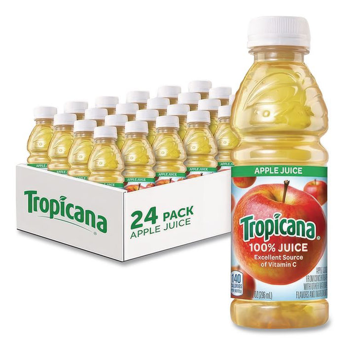 100% Juice, Apple, 10 oz Bottle, 24/Carton
