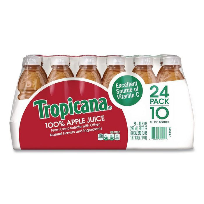 100% Juice, Apple, 10 oz Bottle, 24/Carton