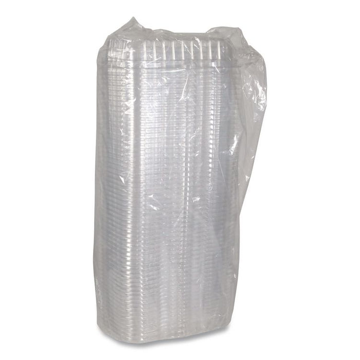 OPS Dome-Style Lid, 17S Shallow Dome, 8.3 x 4.8 x 1.5, Clear, Plastic, 252/Carton