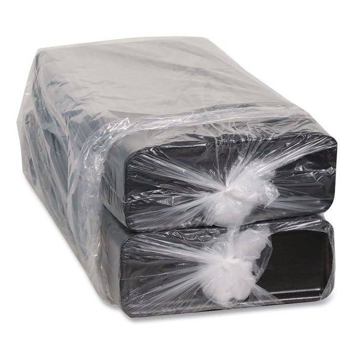 Supermarket Tray, #7S, 14.62 x 5.62 x 0.67, Black, Foam, 250/Carton