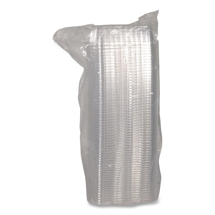 OPS Dome-Style Lid, 17S Deep Dome, 8.3 x 4.8 x 2.1, Clear, Plastic, 250/Carton