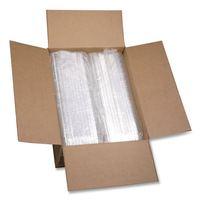 OPS Dome-Style Lid, 17S Deep Dome, 8.3 x 4.8 x 2.1, Clear, Plastic, 250/Carton