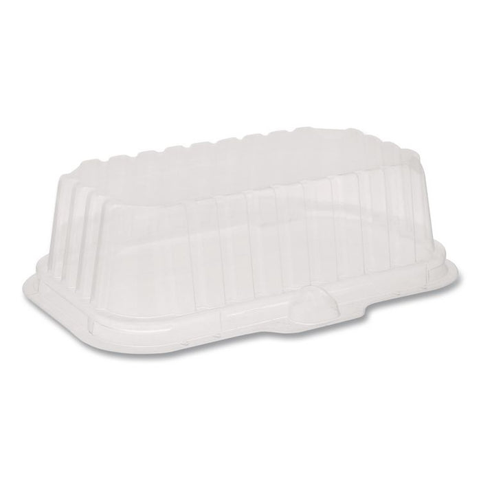 OPS Dome-Style Lid, 17S Deep Dome, 8.3 x 4.8 x 2.1, Clear, Plastic, 250/Carton