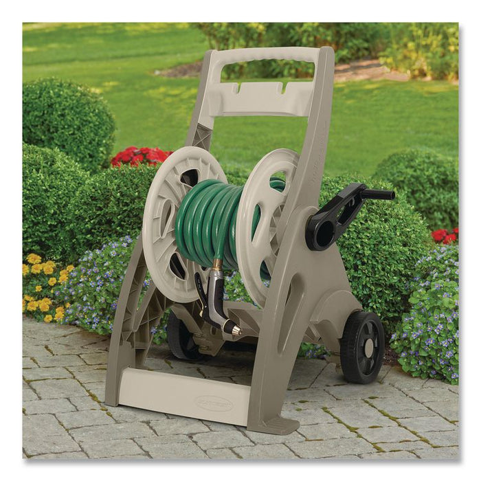 Hosemobile Hose Reel Cart, 175 ft, 24.5 x 20.5 x 32.25, Dark Taupe