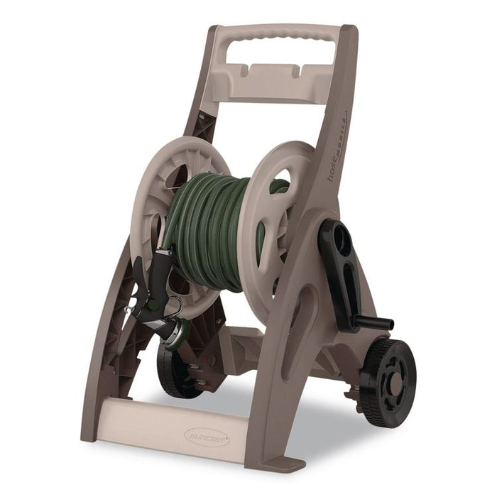 Hosemobile Hose Reel Cart, 175 ft, 24.5 x 20.5 x 32.25, Dark Taupe