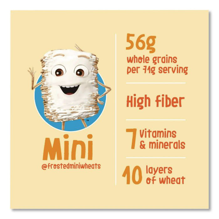 Breakfast Cereal, Frosted Mini Wheats, Single-Serve 2.5 oz Cup, 6/Box
