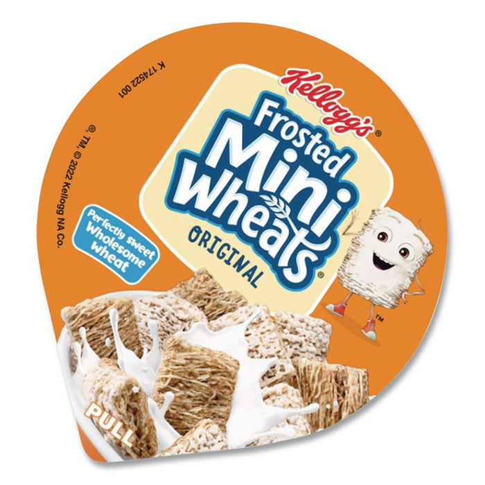 Breakfast Cereal, Frosted Mini Wheats, Single-Serve 2.5 oz Cup, 6/Box