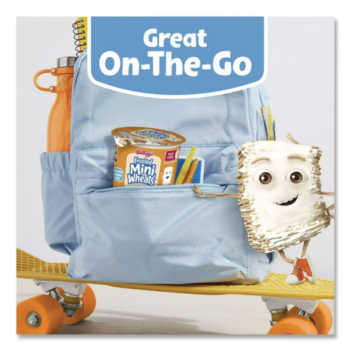 Breakfast Cereal, Frosted Mini Wheats, Single-Serve 2.5 oz Cup, 6/Box