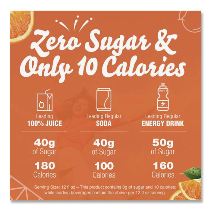 On the Go, Sunrise Orange, 0.16 oz Packets, 30/Box