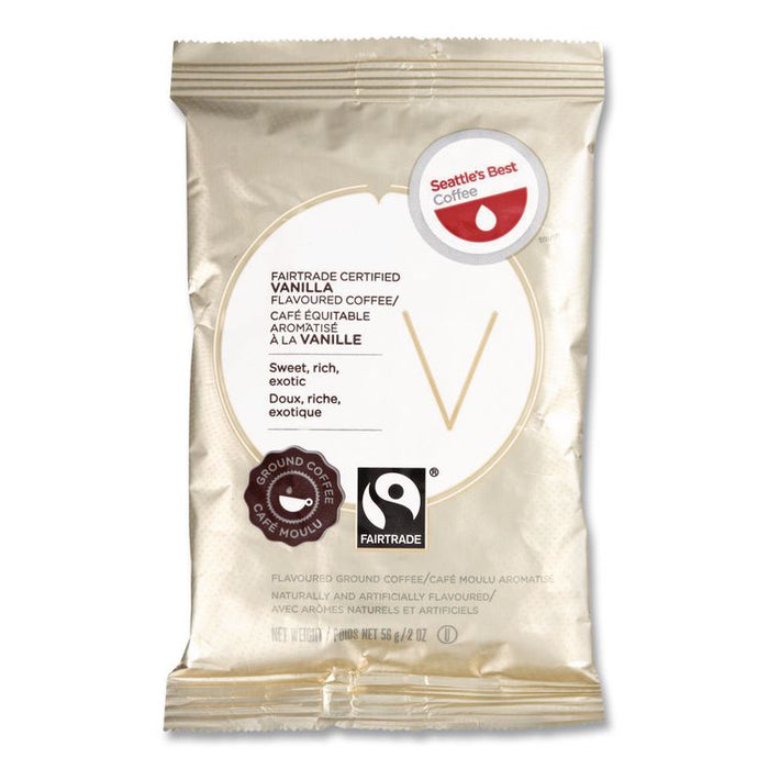 Premeasured Flavored Coffee Packs, FT Vanilla, 2 oz Packet, 42/Carton