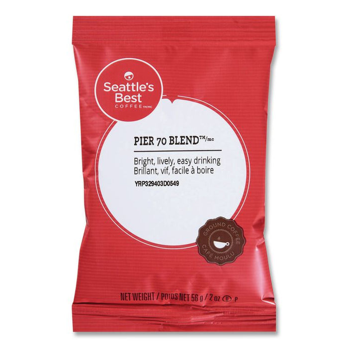 Premeasured Coffee Packs, Pier 70 Blend, 2.1 oz Packet, 72/Box