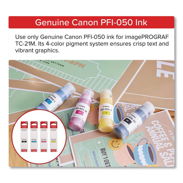 imagePROGRAF TC-21M, 24" Wireless Wide Format Inkjet Printer