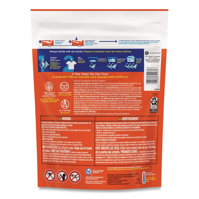 Pods, HE Compatible, Laundry Detergent, Spring Meadow Scent, 31/Pack, 4 Packs/Carton