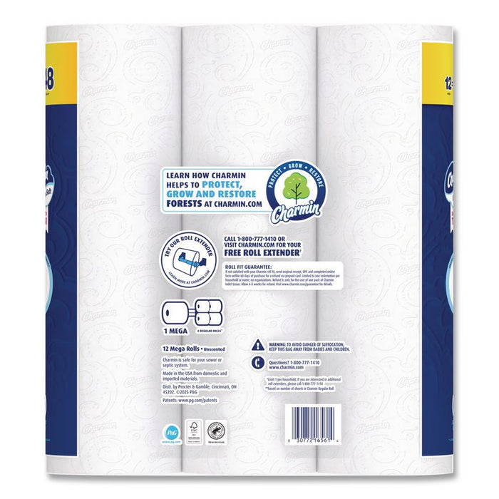 Ultra Soft Bathroom Tissue, Mega Roll, Septic Safe, 2-Ply, White, 208 Sheets/Roll, 12 Rolls/Pack, 5 Packs/Carton