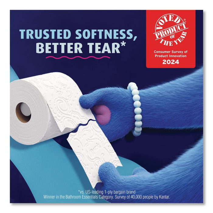 Ultra Soft Bathroom Tissue, Mega Roll, Septic Safe, 2-Ply, White, 208 Sheets/Roll, 12 Rolls/Pack, 5 Packs/Carton