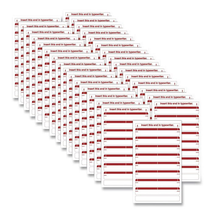 Type-On Write-On Sheet Style Labels, 8 Labels/Sheet, 31 Sheets/Pack