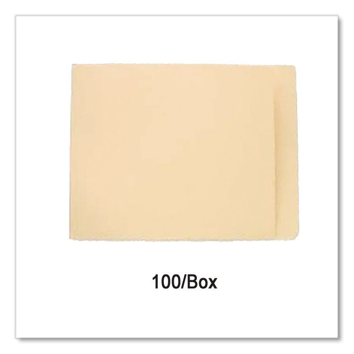 Compact File Pocket, Top Tabs, Manila, 100/Box