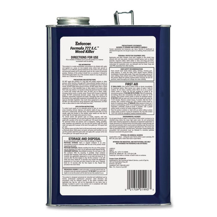 Formula 777 E.C. Weed Killer, Non-Cropland, 1 gal Can, 4/Carton