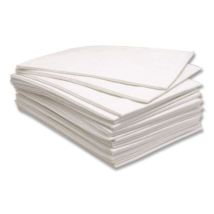 Disposable Tissue Drape Sheets, 40 x 60, White, 100/Carton