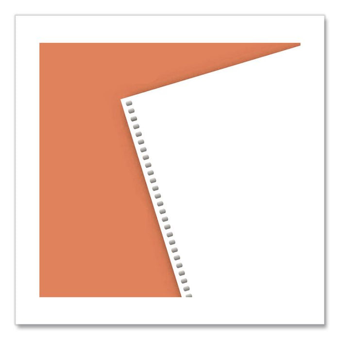 Punched Laser Cut Sheets, Side: 44-Hole, 20 lb Bond Weight, 8.5 x 11, White, 500/Ream