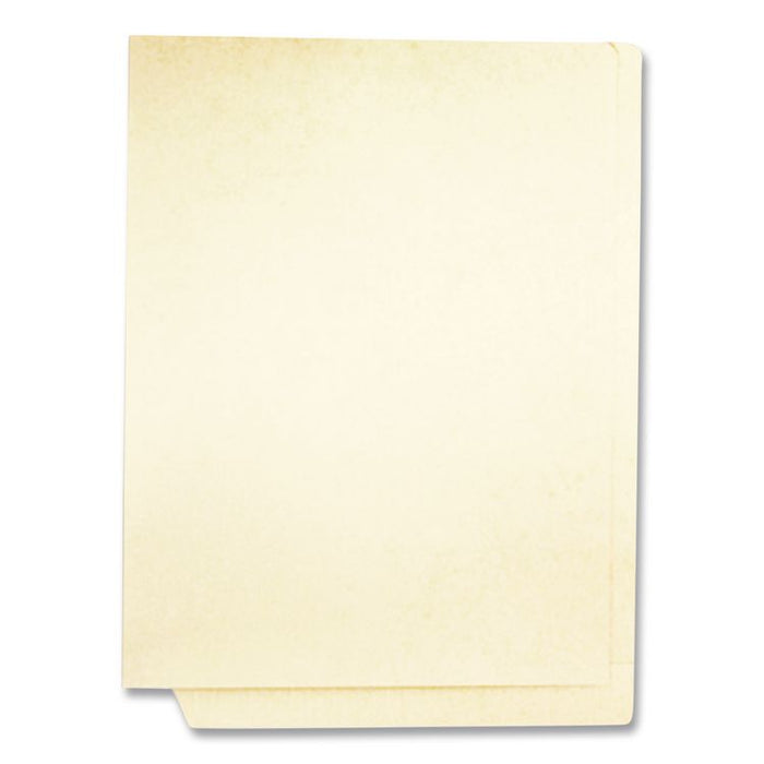 Heavy-Duty End Tab Fastener Folders, Expands 0.75", 2 Fasteners: Horizontal/Vertical , Letter Size, Manila, 250/Box