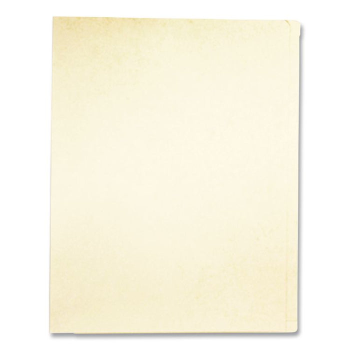End-Tab File Folder with Mylar Spine, Straight Tabs, Letter Size, 0.75" Expansion, Manila, 50/Box