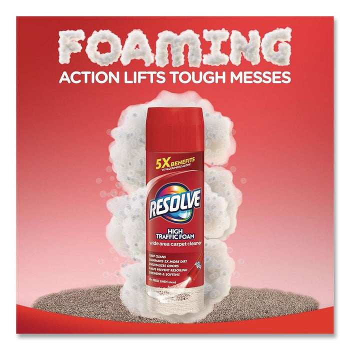 Foam Carpet Cleaner, Unscented,  Foam, 22 oz Aerosol Spray